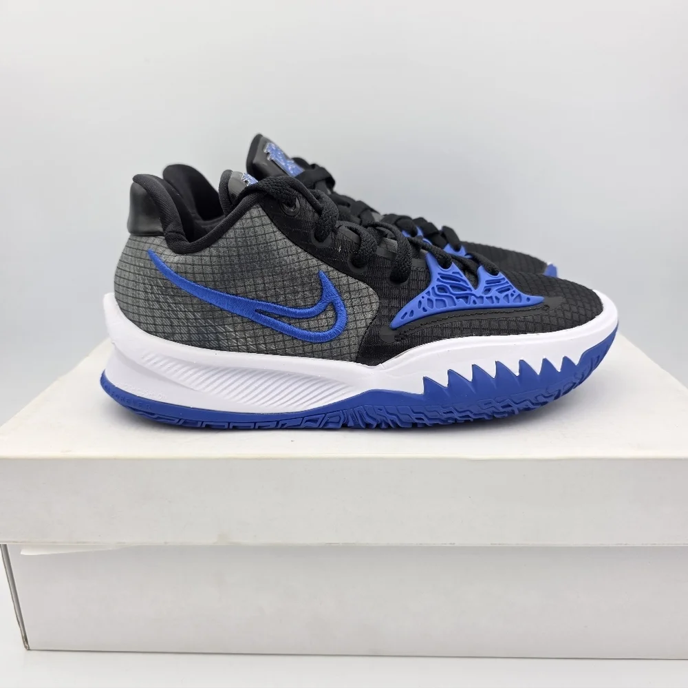 Nike Kyrie Low 4 TB Black Royal Blue Basketball Men's DA7803-005 NEW